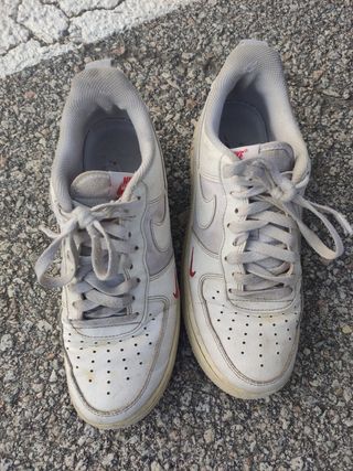 Nike Air Force 1 Grises/Blancas