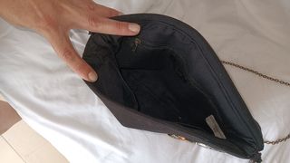 Bolso Cartera Fiesta Mujer Negro Dorado