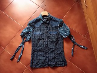 Camicia patchwork Alexander McQueen