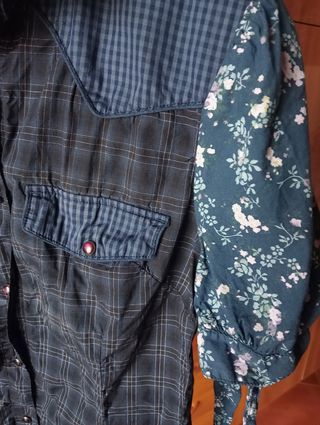 Camicia patchwork Alexander McQueen