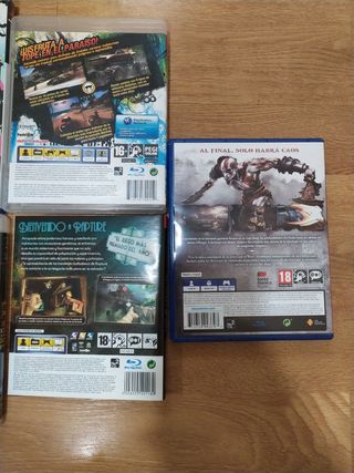 Pack juegos PS4, PS3 y PS2