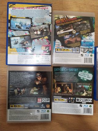Pack juegos PS4, PS3 y PS2
