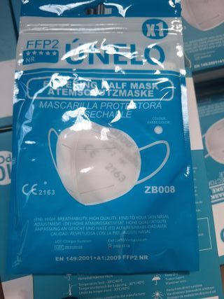 40 cajas de Mascarillas FFP2 Desechables ÚNELO 