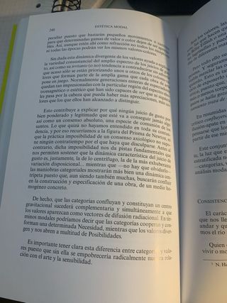 Estética modal. Libro segundo