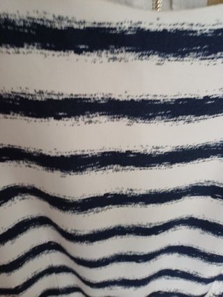 Vestido Pedro Del Hierro Rayas Azul Blanco