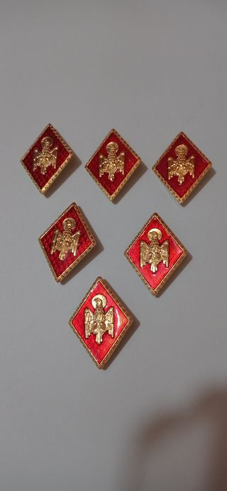 6 Rombos Policía Armada Dorados
