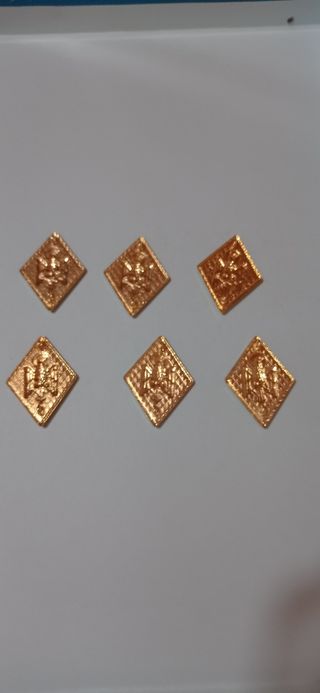 6 Rombos Policía Armada Dorados