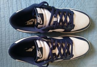 Nike Dunk Low Retro Zapatillas Azul Blanco