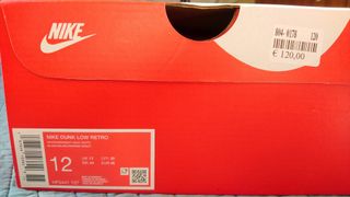 Nike Dunk Low Retro Zapatillas Azul Blanco