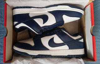 Nike Dunk Low Retro Zapatillas Azul Blanco
