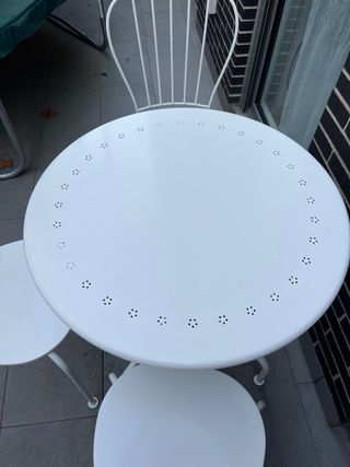 Conjunto Mesa y Sillas Jardín IKEA LÄCKÖ