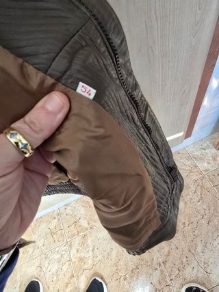 Cazadora de piel para hombre