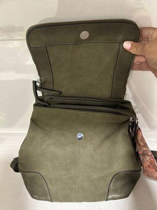 Mochila Paco Martinez verde mujer