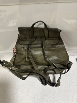 Mochila Paco Martinez verde mujer