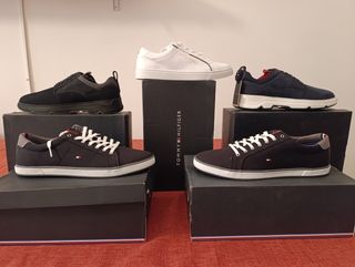 Scarpe Tommy Hilfiger sneakers camoscio leather