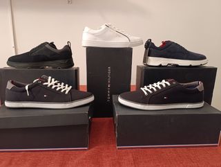 Scarpe Tommy Hilfiger sneakers camoscio leather