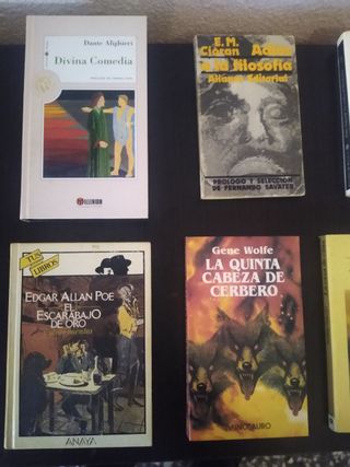 Libros (Robbe-Grillet, Wolfe, Ackroyd, Pessoa,...)