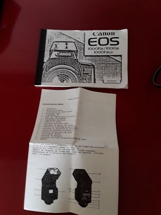 Cámara Canon EOS 1000F Analógica Negra