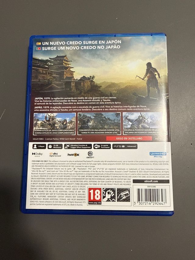 Assassin's Creed Shadows PS5