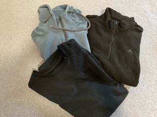 Pack 3 Sudaderas Hombre Azul y Negra