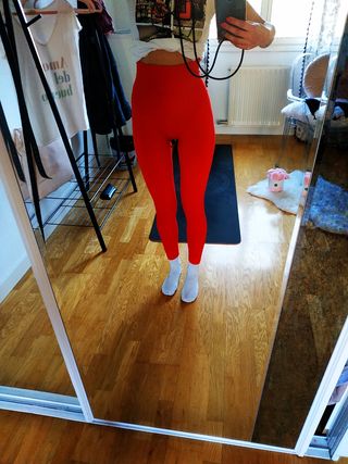 Mallas rojas deportivas
