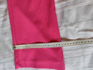 Pantalón rosa moda casual flare