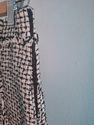Pantalón corto tweed Zara