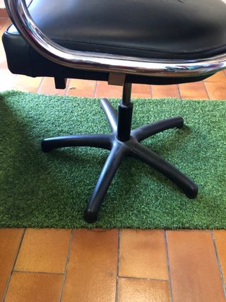 Silla Peluquería Negra Hidráulica