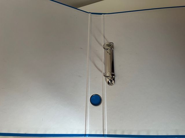 Lote de 5 archivadores de colores