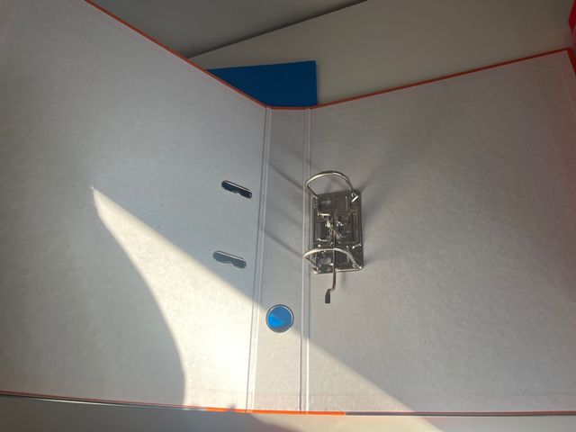 Lote de 5 archivadores de colores