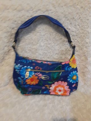Bolso Oilily floral azul multicolor