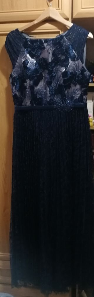 Vestido de fiesta azul
