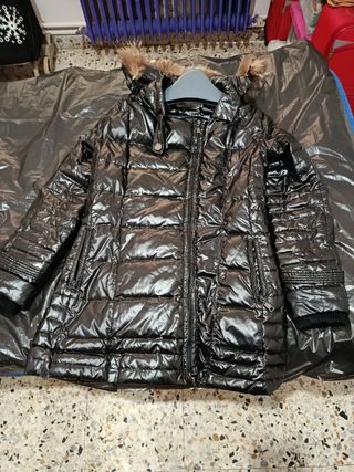Cazadora de invierno negra