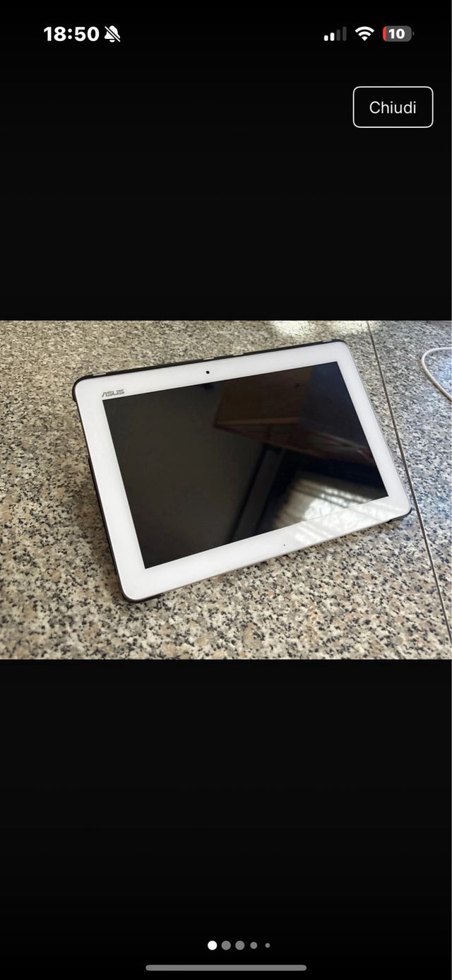 Tablet ASUS bianca