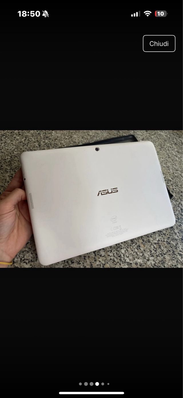 Tablet ASUS bianca