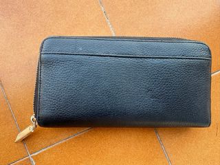 Monedero DKNY Negro Piel Cremallera