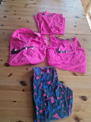Conjunto deportivo nike,puma
 mujer
