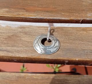 Colgante de plata diseño tribal