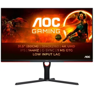 Monitor AOC U32G3X/BK 4K 144Hz IPS