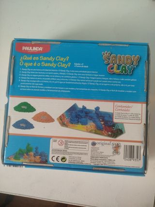 Juego 
Arena Mágica Sandy Clay con Moldes Marinos