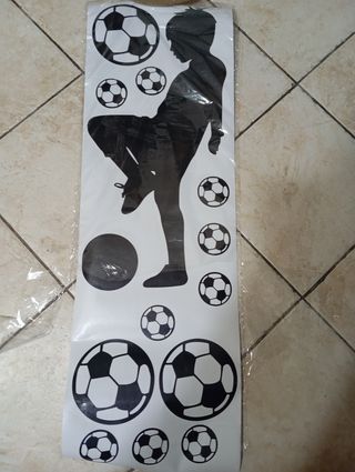Adesivo murale cameretta bambino calcio