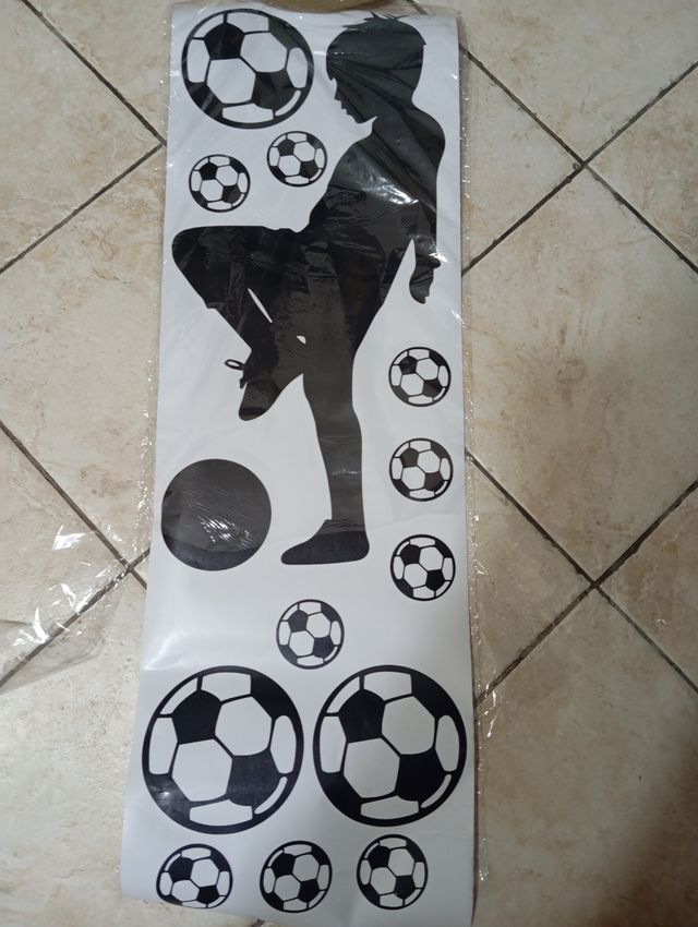 Adesivo murale cameretta bambino calcio