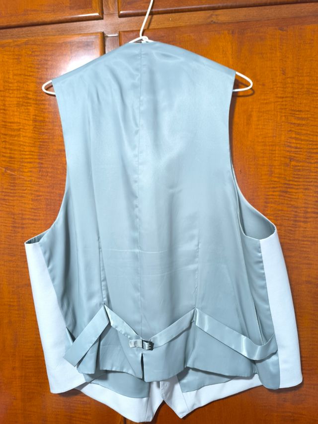 Chaleco traje gris talla 62