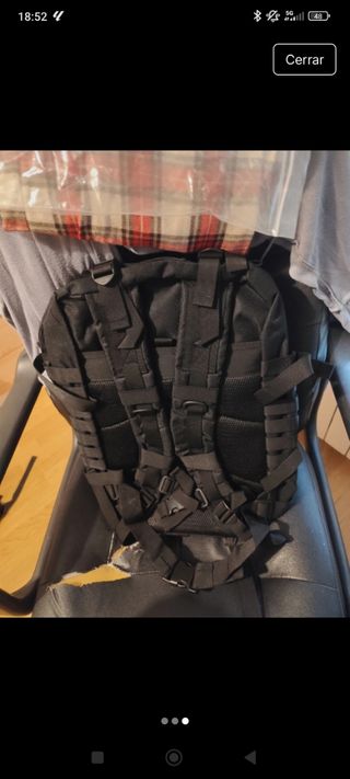 Mochila Táctica Militar Negra