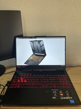 Portátil ASUS F15 Negro/Rojo
