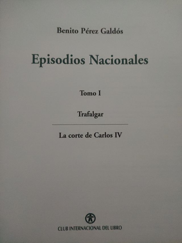 Episodios Nacionales. Trafalgar
