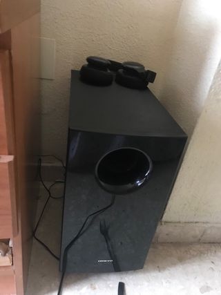 Amplificador Home Cinema Onkyo Negro Completo