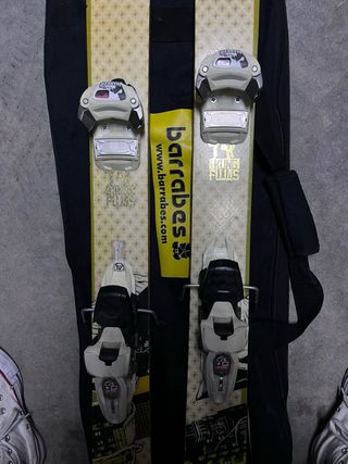Esquís de hombre con fijaciones 184cm 
