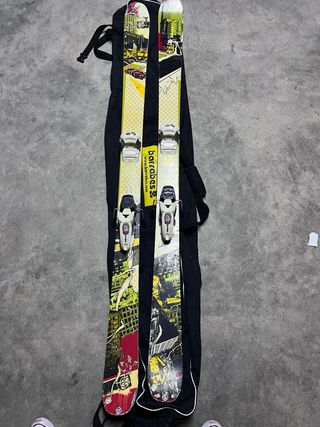 Esquís de hombre con fijaciones 184cm 