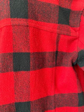 Chaqueta cuadros Lefties Roja y Negra Talla S